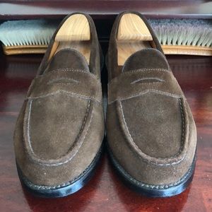 Allen Edmonds Vtg. Cole Loafer in Chocolate Suede